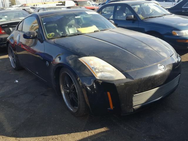 JN1AZ34D25M604418 - 2005 NISSAN 350Z COUPE BLACK photo 1