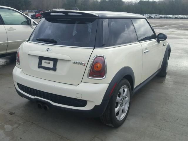 WMWMF73559TW83550 - 2009 MINI COOPER S CREAM photo 4