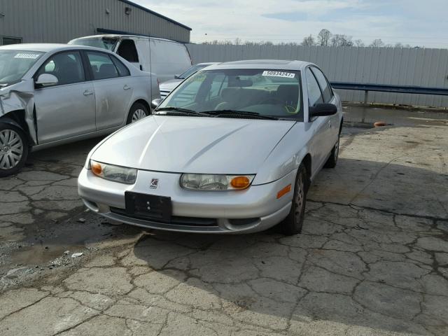 1G8ZK52782Z161326 - 2002 SATURN SL2 GRAY photo 2