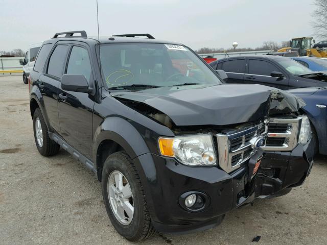 1FMCU0DGXAKC89026 - 2010 FORD ESCAPE XLT BLACK photo 1