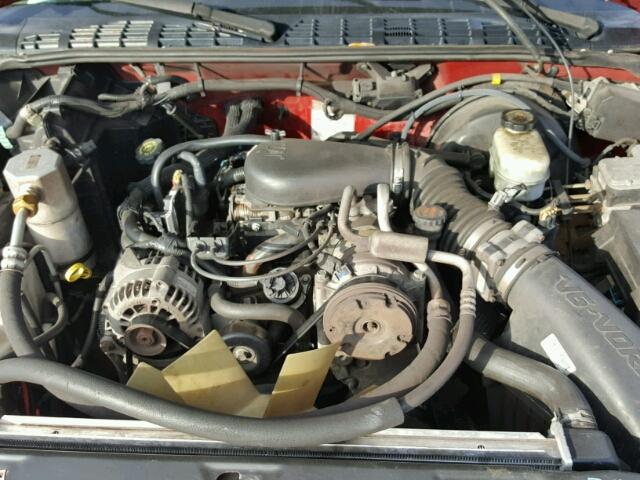 1GTCS19W9Y8203308 - 2000 GMC SONOMA MAROON photo 7