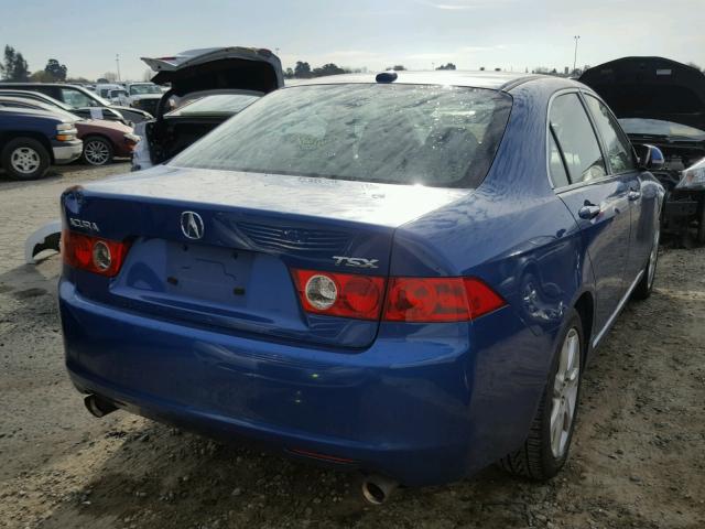 JH4CL96885C006753 - 2005 ACURA TSX BLUE photo 4