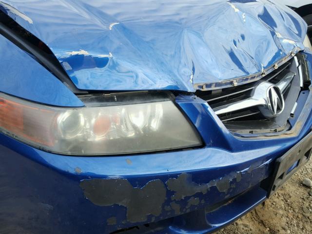 JH4CL96885C006753 - 2005 ACURA TSX BLUE photo 9