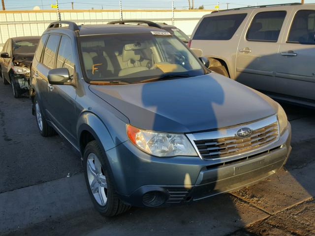 JF2SH63639H723569 - 2009 SUBARU FORESTER 2 GREEN photo 1
