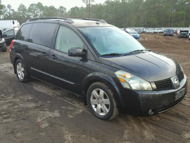 5N1BV28U36N121609 - 2006 NISSAN QUEST S BLACK photo 1