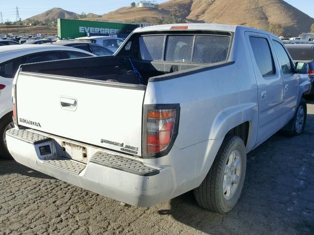 2HJYK164X6H526620 - 2006 HONDA RIDGELINE SILVER photo 4