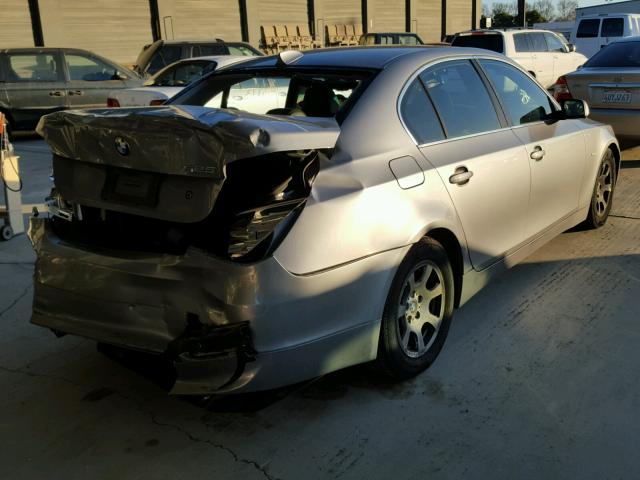WBANA53554B848793 - 2004 BMW 525 I CHARCOAL photo 4