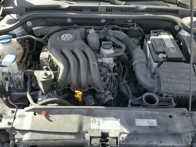 3VW2K7AJ1DM218581 - 2013 VOLKSWAGEN JETTA BASE SILVER photo 7