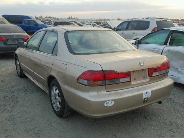 1HGCG66882A121561 - 2002 HONDA ACCORD EX GOLD photo 3