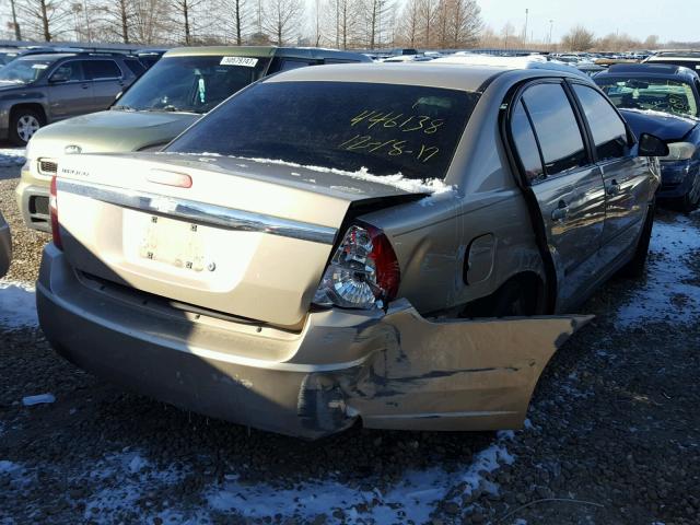 1G1ZS52F14F145205 - 2004 CHEVROLET MALIBU GOLD photo 4