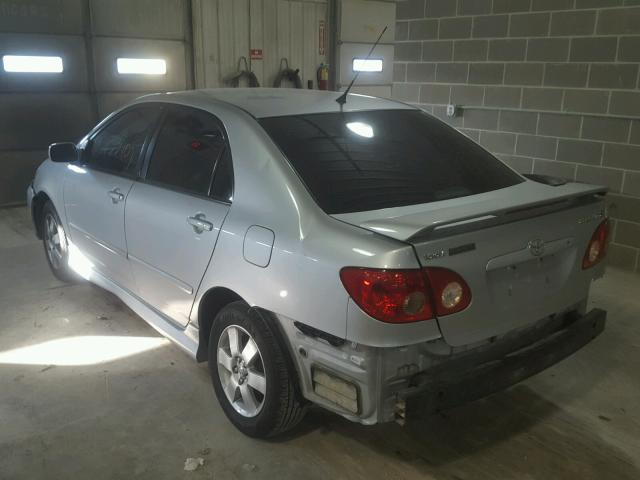 1NXBR32E98Z044359 - 2008 TOYOTA COROLLA CE SILVER photo 3