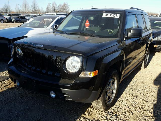 1C4NJPBA7GD589407 - 2016 JEEP PATRIOT SP BLACK photo 2