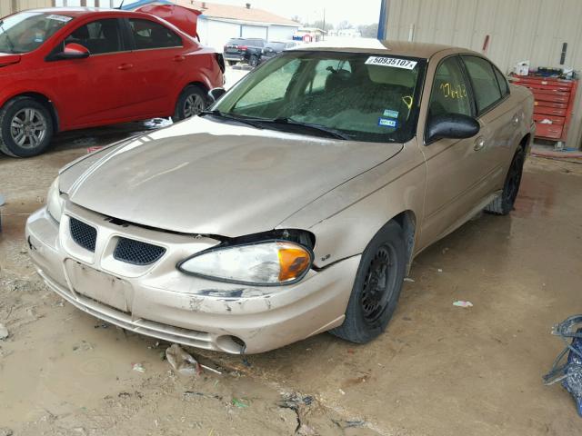 1G2NE52E95M175333 - 2005 PONTIAC GRAND AM S GOLD photo 2