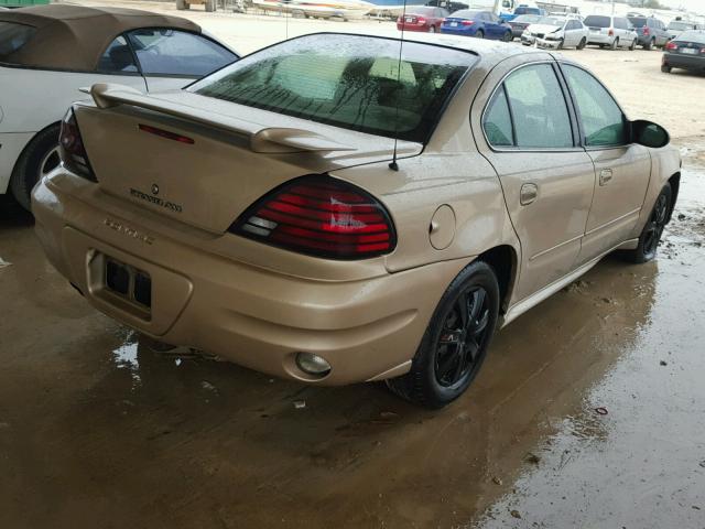 1G2NE52E95M175333 - 2005 PONTIAC GRAND AM S GOLD photo 4