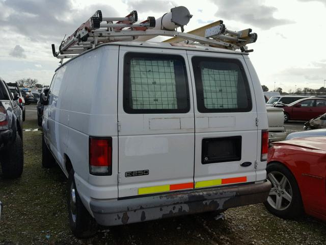 1FTNE2421YHB50985 - 2000 FORD ECONOLINE WHITE photo 3