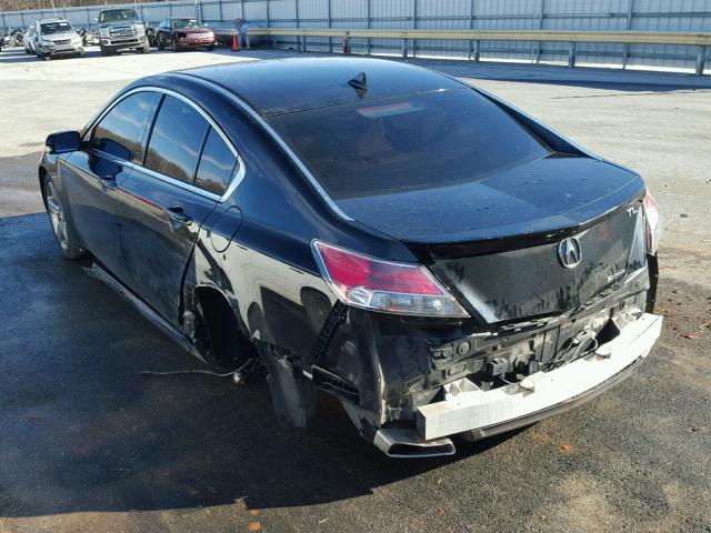 19UUA9F5XDA004385 - 2013 ACURA TL TECH BLACK photo 3