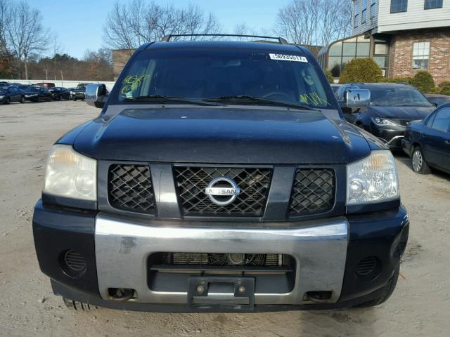 5N1AA08B36N731939 - 2006 NISSAN ARMADA SE BLACK photo 9