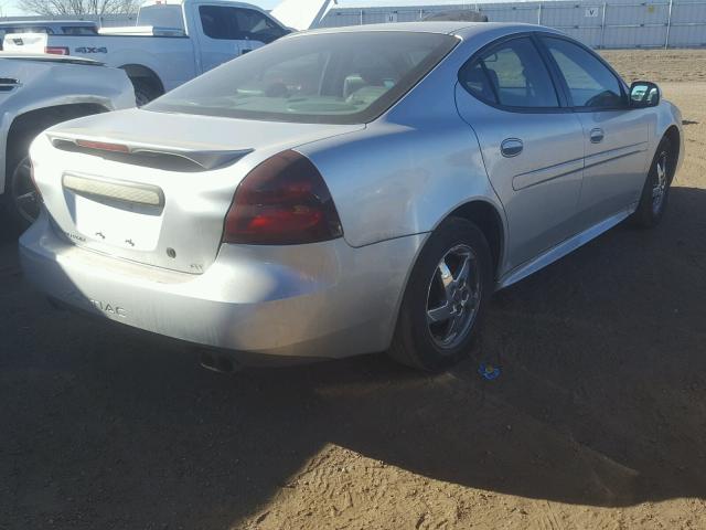 2G2WS522341204063 - 2004 PONTIAC GRAND PRIX ვერცხლისფერი ფოტო 4