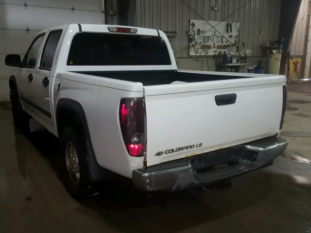 1GCDT136848114303 - 2004 CHEVROLET COLORADO WHITE photo 3