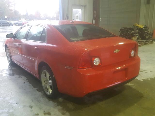 1G1ZB5E17BF170641 - 2011 CHEVROLET MALIBU LS Qırmızı foto 3