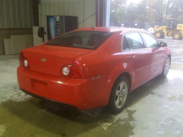 1G1ZB5E17BF170641 - 2011 CHEVROLET MALIBU LS Qırmızı foto 4