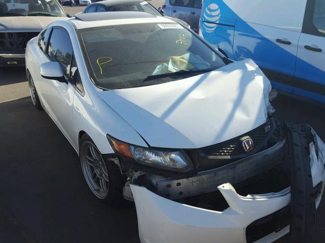 2HGFG4A53CH705920 - 2012 HONDA CIVIC SI WHITE photo 1