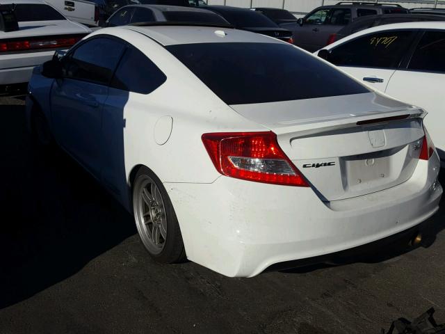 2HGFG4A53CH705920 - 2012 HONDA CIVIC SI WHITE photo 3