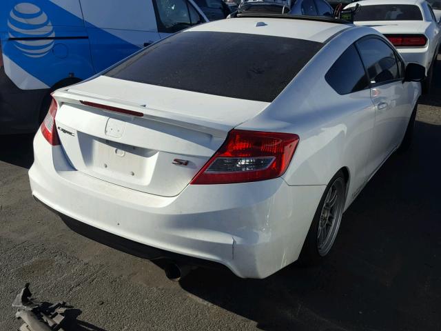 2HGFG4A53CH705920 - 2012 HONDA CIVIC SI WHITE photo 4