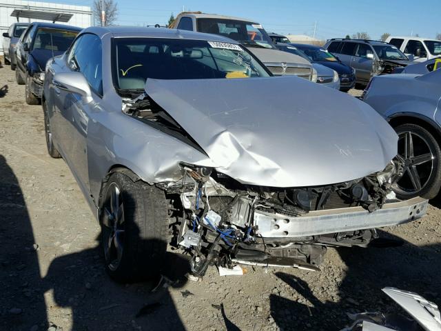 JTHFE2C27A2503856 - 2010 LEXUS IS 350 SILVER photo 1