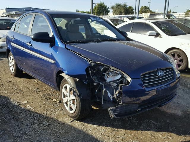 KMHCM46C09U299985 - 2009 HYUNDAI ACCENT GLS BLUE photo 1