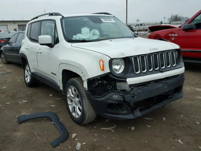 ZACCJBBT1GPD53042 - 2016 JEEP RENEGADE L WHITE photo 1