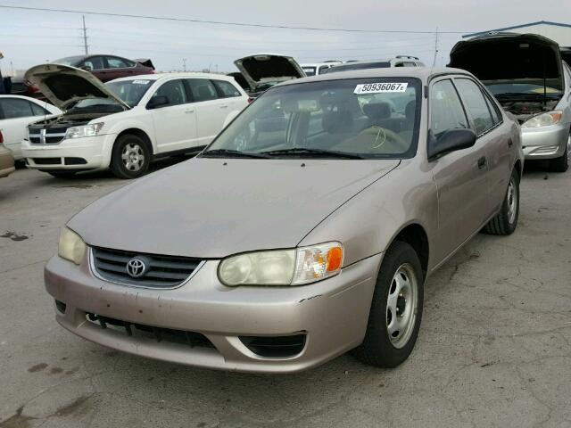 1NXBR12E92Z629356 - 2002 TOYOTA COROLLA CE TAN photo 2