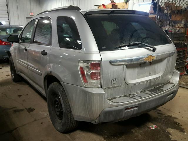 2CNDL13F066150510 - 2006 CHEVROLET EQUINOX LS SILVER photo 3