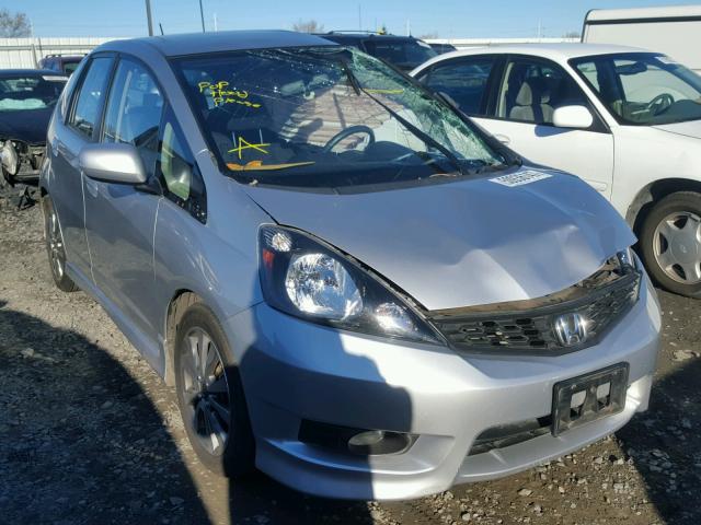 JHMGE8H58DC056995 - 2013 HONDA FIT SPORT SILVER photo 1