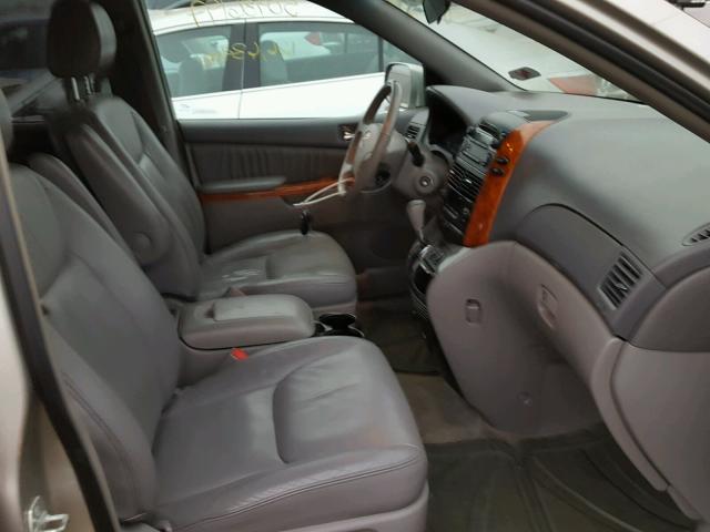 5TDZA22C16S409038 - 2006 TOYOTA SIENNA XLE SILVER photo 5