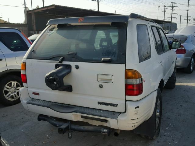 4S6CM58W4X4415433 - 1999 HONDA PASSPORT E WHITE photo 4