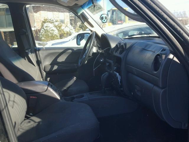 1J4GL48K83W732598 - 2003 JEEP LIBERTY SP BLACK photo 5