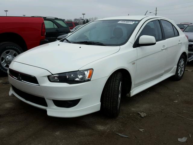 JA32X2HU4CU015636 - 2012 MITSUBISHI LANCER ES/ SILVER photo 2