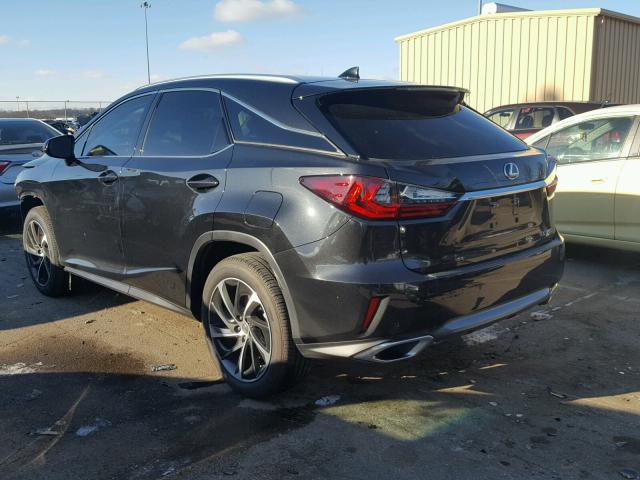 2T2BZMCA7HC096460 - 2017 LEXUS RX 350 BLACK photo 3