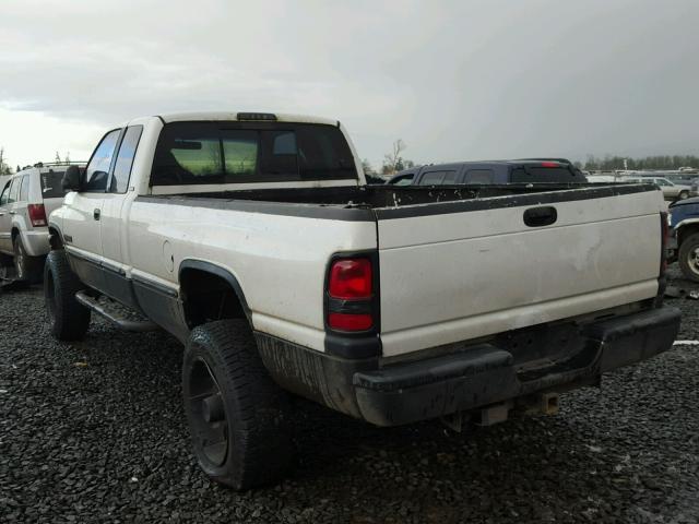 3B7KF2367XG195975 - 1999 DODGE RAM 2500 WHITE photo 3