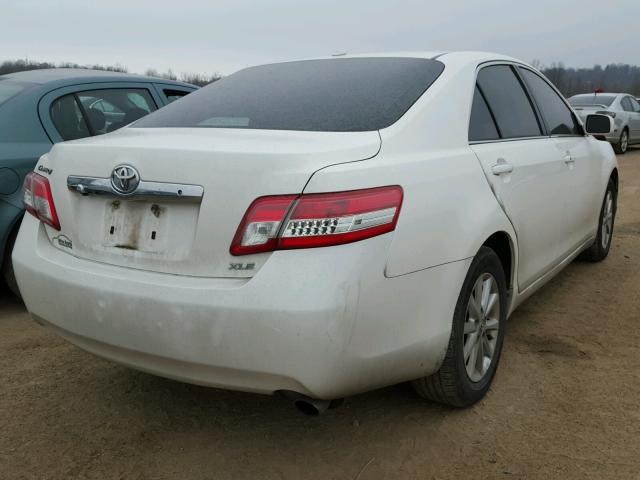 4T4BF3EK8BR135372 - 2011 TOYOTA CAMRY BASE WHITE photo 4