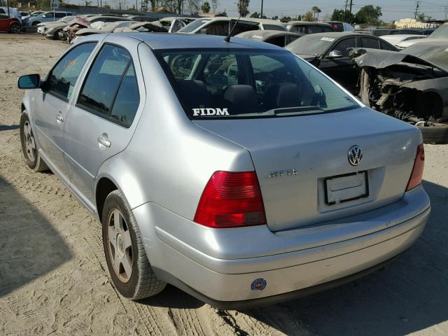 3VWSK69M61M107139 - 2001 VOLKSWAGEN JETTA GLS SILVER photo 3