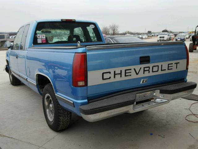 2GCEC19KXR1328566 - 1994 CHEVROLET GMT-400 C1 BLUE photo 3