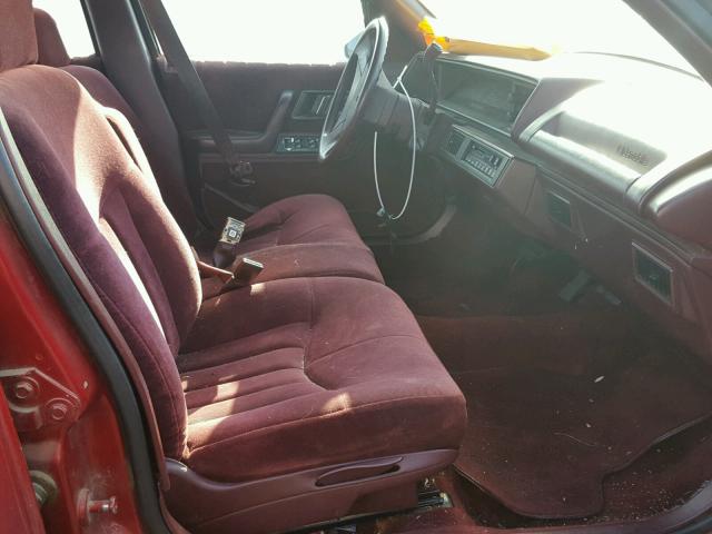 1G3WH54T1PD311654 - 1993 OLDSMOBILE CUTLASS SU RED photo 5