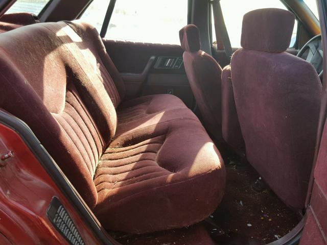 1G3WH54T1PD311654 - 1993 OLDSMOBILE CUTLASS SU RED photo 6