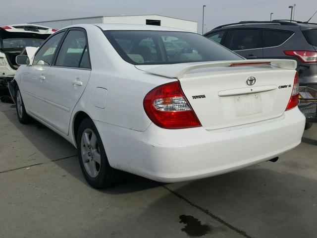 4T1BE32K83U238858 - 2003 TOYOTA CAMRY LE WHITE photo 3