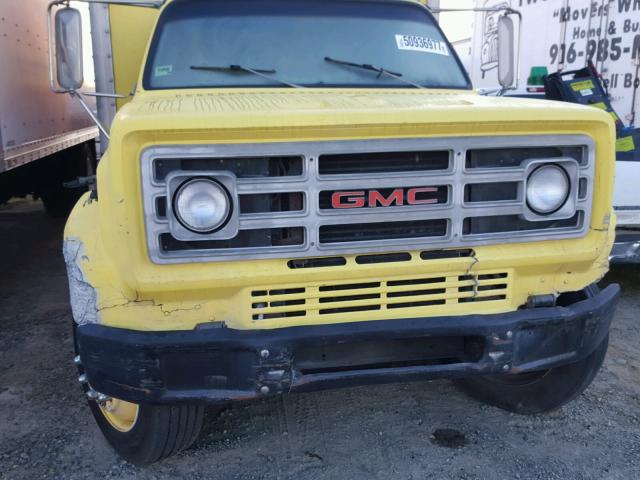 1GDJ7D1B9JV514985 - 1988 GMC C7000 C7D0 YELLOW photo 9