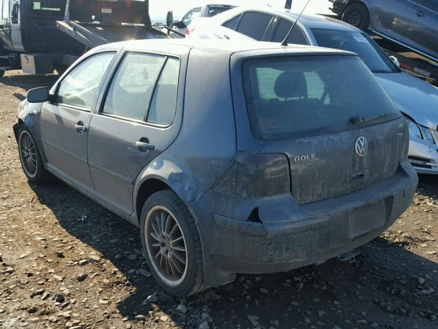 9BWFR61JX44033585 - 2004 VOLKSWAGEN GOLF GL TD BLUE photo 3