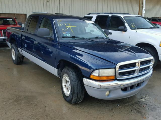 1B7GL2AX6YS634703 - 2000 DODGE DAKOTA QUA BLUE photo 1