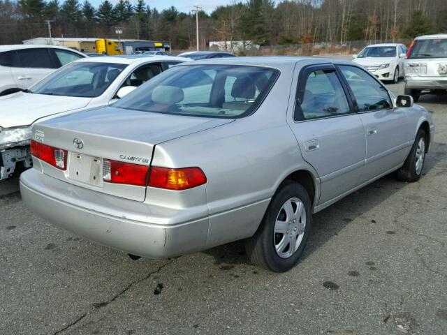 4T1BG22K81U031386 - 2001 TOYOTA CAMRY CE GRAY photo 4